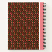Cahier à spirale à motif diamant (Dos)