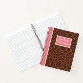 Cahier à spirale à motif diamant (Intérieur)
