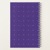 Cahier à spirale à motif violet (Verso)
