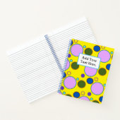 Cahier à spirale à pois colorés (Intérieur)