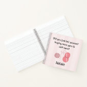 Cahier à spirale « Acheter du fil est un soin pers (Intérieur)