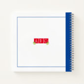 Cahier à spirale Alphabet des bébés animaux (Dos)