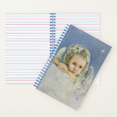 Cahier à spirale Ange de Noël (À l'intérieur)