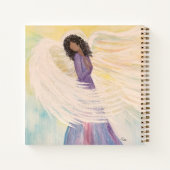 Cahier à spirale anges peints à la main (21,59 x 2 (Dos)