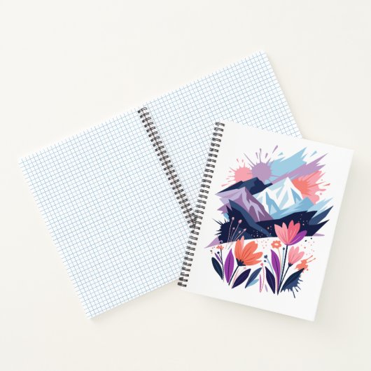 Cahier à spirale aquarelle (Intérieur)