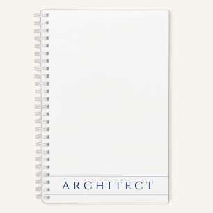 Cahier à spirale ARCHITECT 5.5x8.5 / Bleu marine