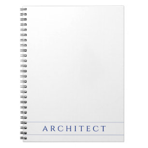 Cahier à spirale ARCHITECT 6,5x8,75 / Bleu marine