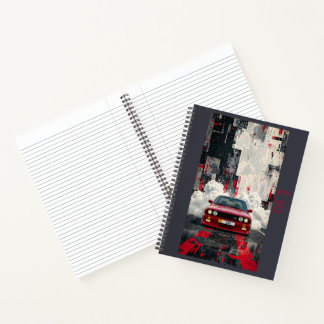 Cahier à spirale artistique cinématique Retro E30
