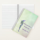 Cahier à spirale au calme raffiné (À l'intérieur)