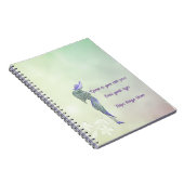 Cahier à spirale au calme raffiné (Côté Droit)