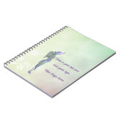 Cahier à spirale au calme raffiné (Côté gauche)