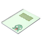 Cahier à spirale avec dinosaure pour enfants (Côté gauche)