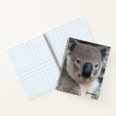 Cahier à spirale avec un ours koala mignon (Intérieur)