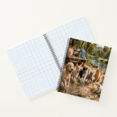 Cahier à spirale Aventure au bord de la rivière av (Intérieur)