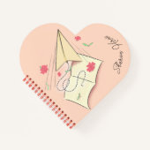 Cahier à spirale avion en papier (Devant)