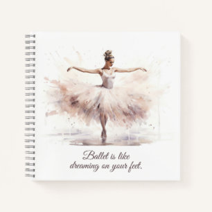 Cahier à spirale Ballet