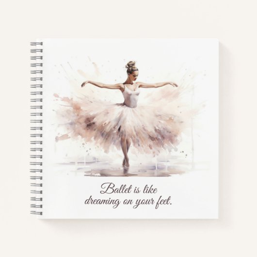 Cahier à spirale Ballet (Devant)