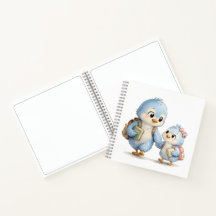 Cahier à spirale Blue Bird Siblings