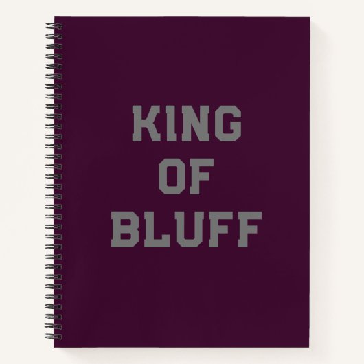Cahier à spirale Bluff King (Devant)
