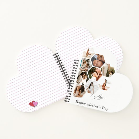 Cahier à spirale Bonne fête des Mères (Intérieur)