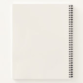 Cahier à spirale Café & Fleurs pour les amoureux d (Dos)