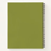 Cahier à spirale Cascade de Jardin Tranquille (Dos)