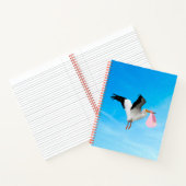 Cahier à spirale C'est une fille (Intérieur)
