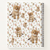 Cahier à spirale Chatons Floral (Dos)