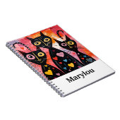 Cahier à spirale Chats Mignons  (Côté Droit)