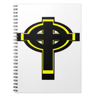 Cahier à spirale chrétien Croix celtique