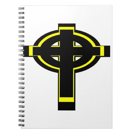 Cahier à spirale chrétien Croix celtique (Devant)