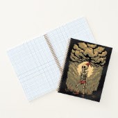 Cahier à spirale Clown Squelette Gothique (Intérieur)