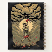 Cahier à spirale Clown Squelette Gothique (Dos)