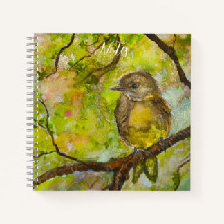 Cahier à spirale - Colibri aquarelle