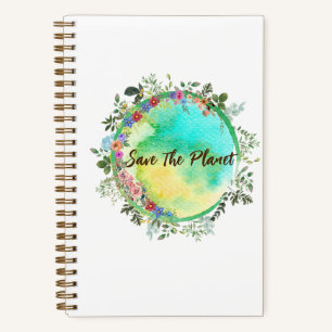 Cahier à spirale Collection Cute Save The Planet
