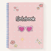 Cahier à spirale coloré pour enfants créatifs (Devant)