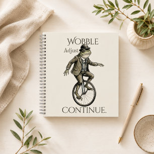 Cahier à spirale « Continuez à ajuster votre vacil