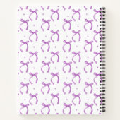 Cahier à spirale Coquette Fille Rose Violet (Dos)