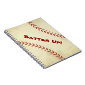 Cahier à spirale de baseball Batter Up (Côté Droit)