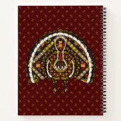 Cahier à spirale de dinde d'automne (Dos)