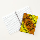 Cahier à spirale de géométrie fractale (Intérieur)