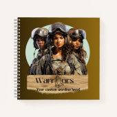 Cahier à spirale de guerrier de prière (Devant)