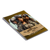 Cahier à spirale de guerrier de prière  (Côté Droit)