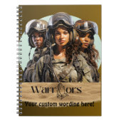 Cahier à spirale de guerrier de prière  (Devant)