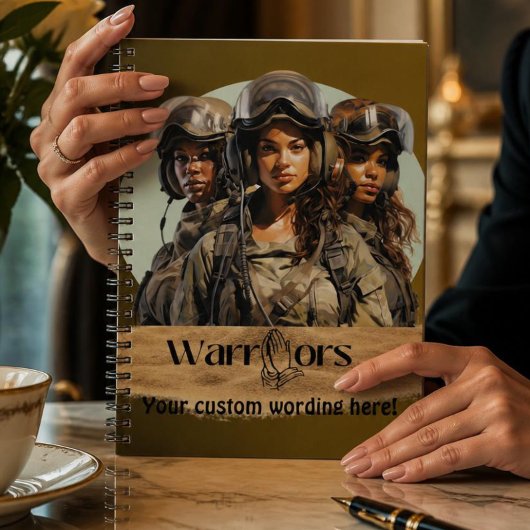 Cahier à spirale de guerrier de prière 