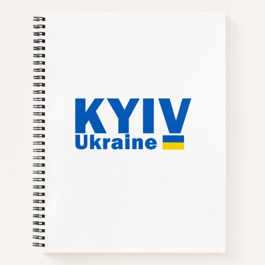 Cahier à spirale de Kiev, Ukraine (Devant)