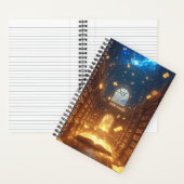 Cahier à spirale de la bibliothèque enchantée (À l'intérieur)