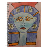 Cahier à spirale de la déesse égyptienne (Devant)