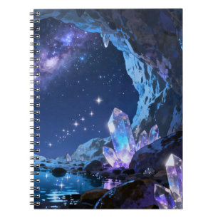 Cahier à spirale de la grotte de cristal céleste