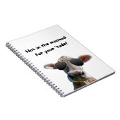 Cahier à spirale de la vache pas d'humeur (Côté Droit)
